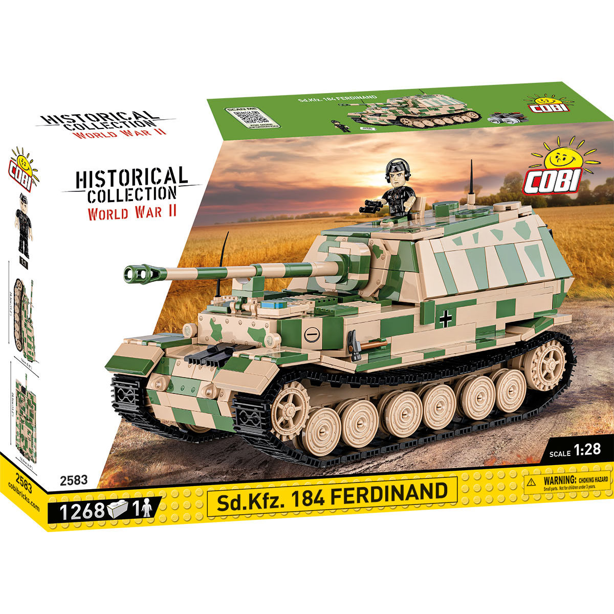 COBI 2583 - SD.KFZ. 184 Ferdinand Maßstabb 1:28)