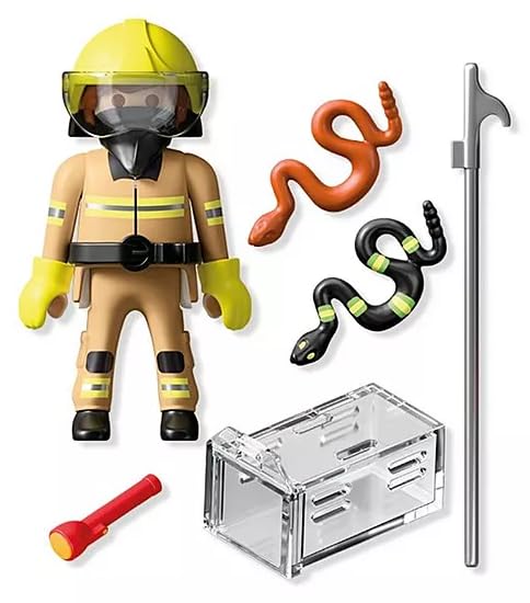 PLAYMOBIL 71882 Schlangenrettung Mutiger Feuerwehreinsatz mit Tierrettung