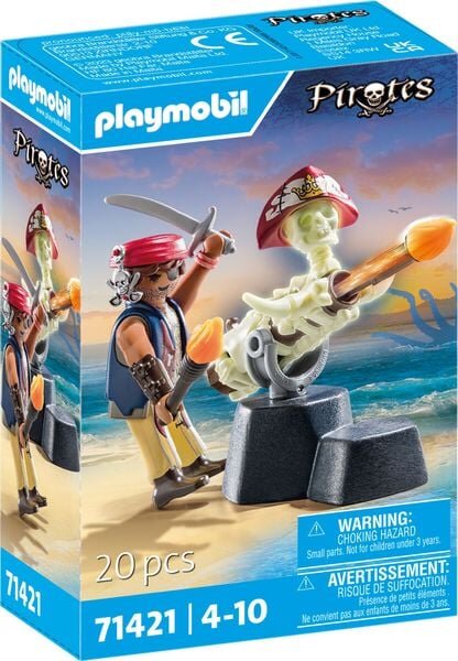PLAYMOBIL_71421_Kanonenmeister, Figur, Erwachsener, Weiblich, Person, Frau