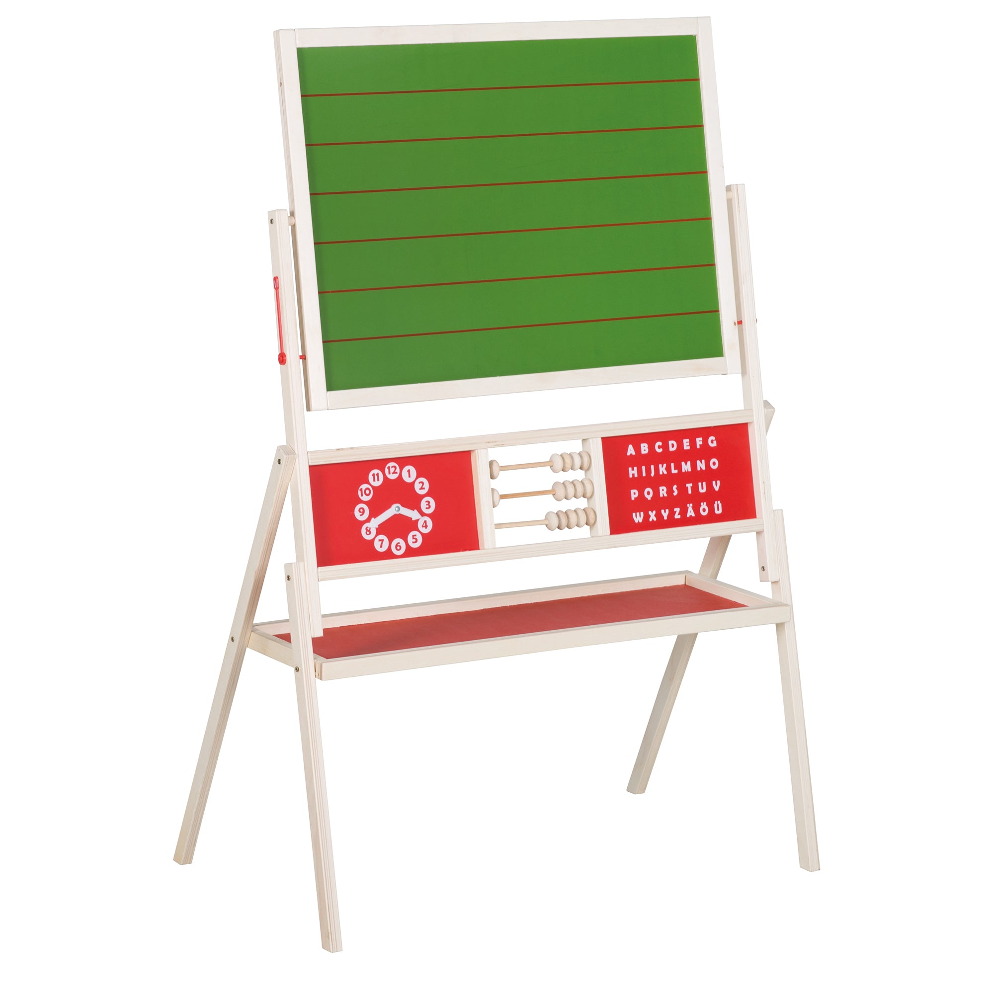 Roba 7025 Standtafel Holz natur rot – Tafeln - rot - Tafeln - Produktbild 1
