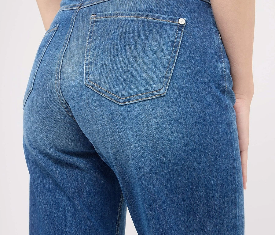 ANGELS Damen Jeans Liz 350250030 – Relaxed Fit, Mid Blue Used