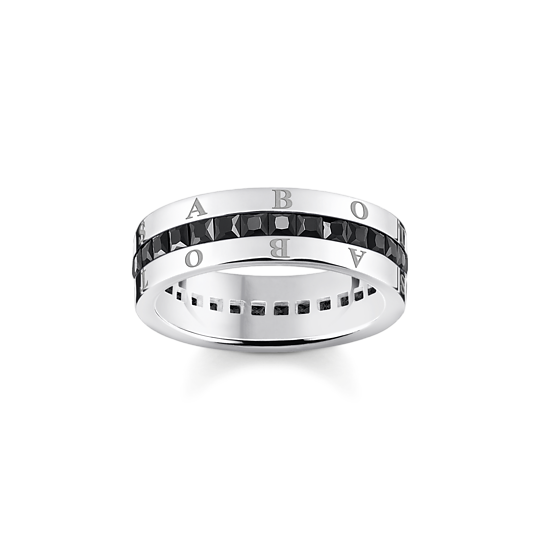 Thomas Sabo Ring Bandring Mit Schwarzen Steinen Pave Silber Gr. 60 Thomas, Sabo, Ring, Bandring, Mit, Schwarzen, Steinen, Pave, Silber, Gr., 60, Zubehor, Schmuck, Ring, Platin, Silber