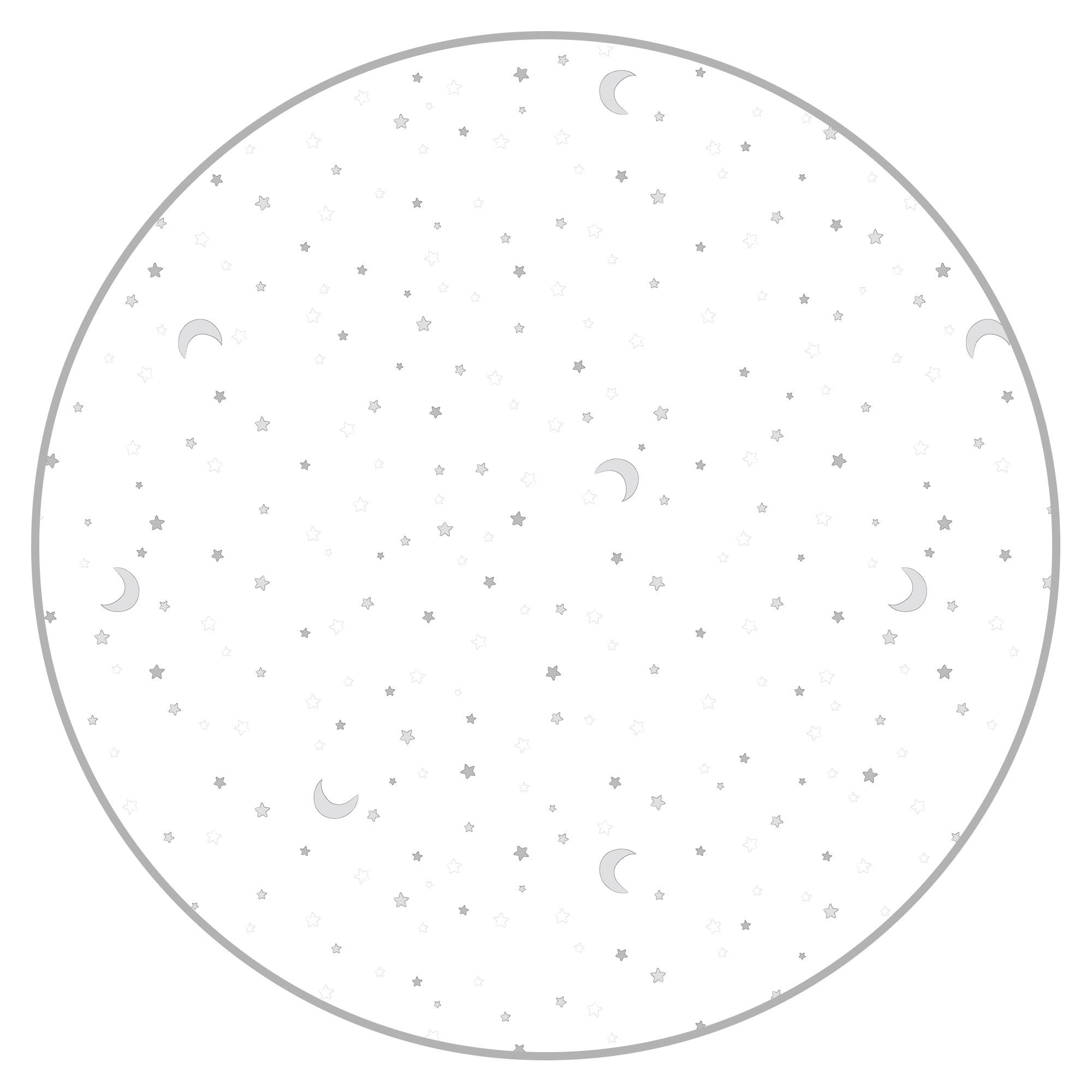 Roba 202100WEV235 Laufgitter 100 x 75 Sternenzauber weiß - Produktbild 2