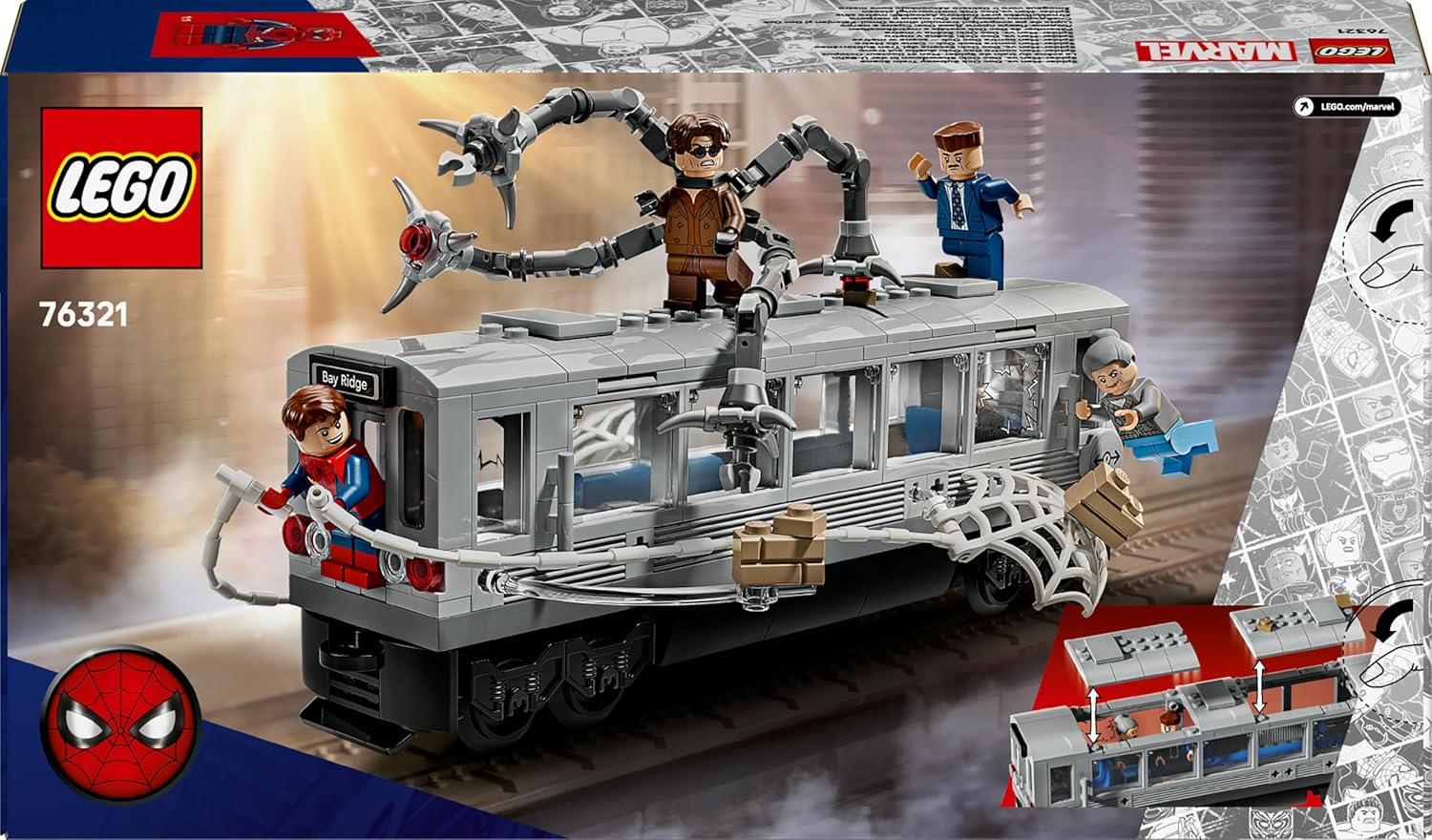 LEGO® MARVEL Super Heroes Spider-Man vs. Doc Ock im U-Bahn-Zug 76321 LEGO® MARVEL Super Heroes Spider-Man vs. Doc Ock im U-Bahn-Zug 76321