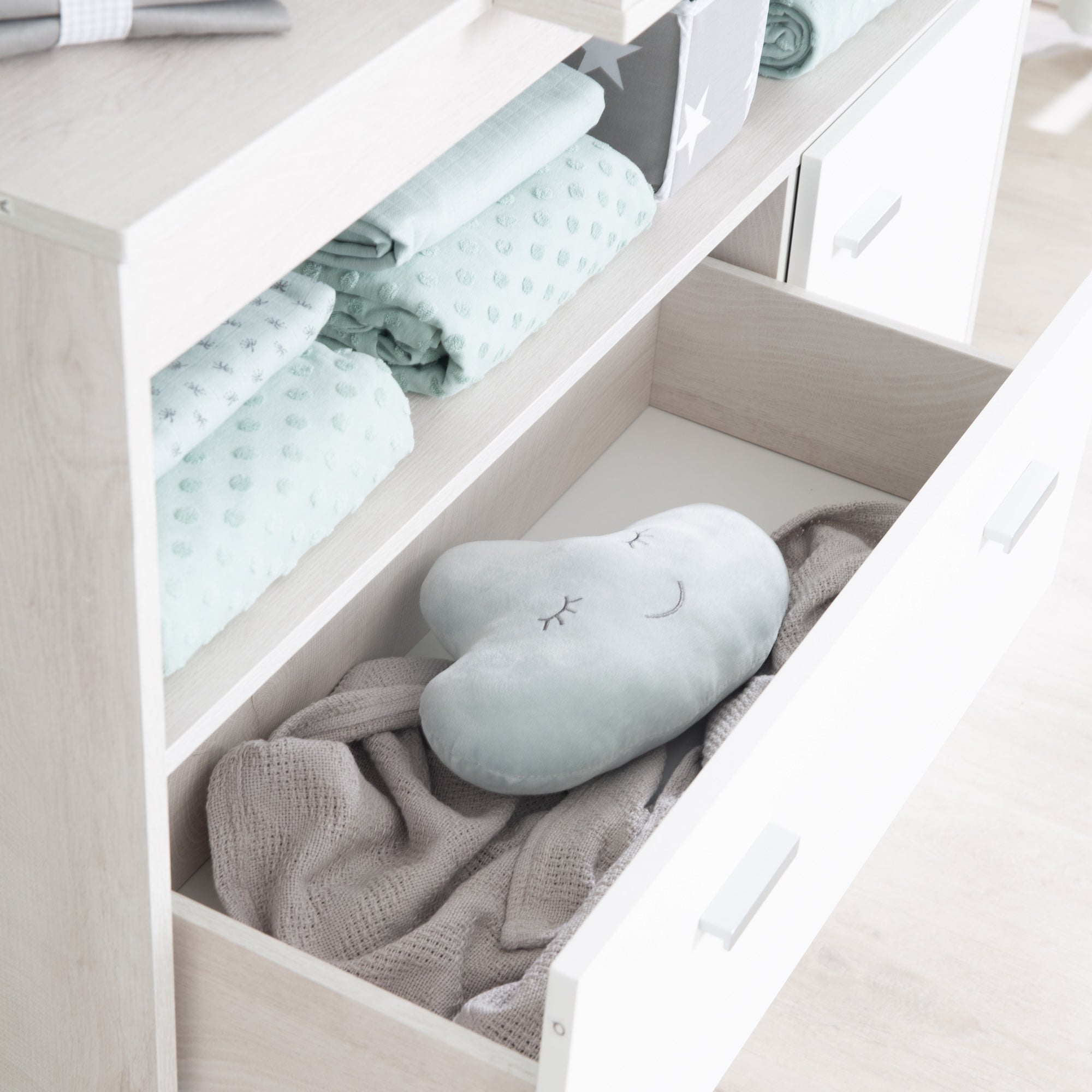 Roba 1731827 Wickelkommode breit Julia weiß - Produktbild 4