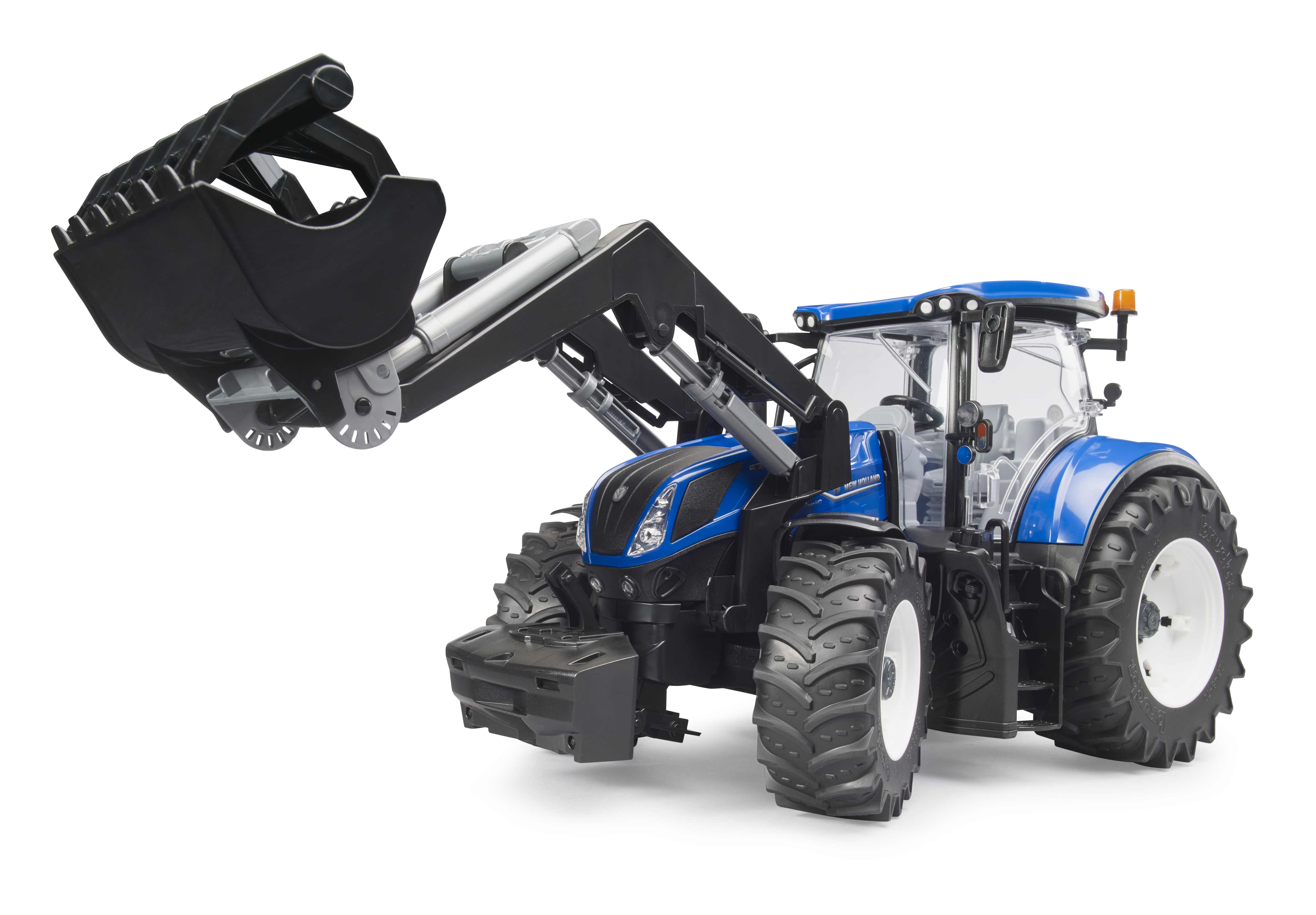 BRUDER 03121 - New Holland T7.340 mit Frontlader