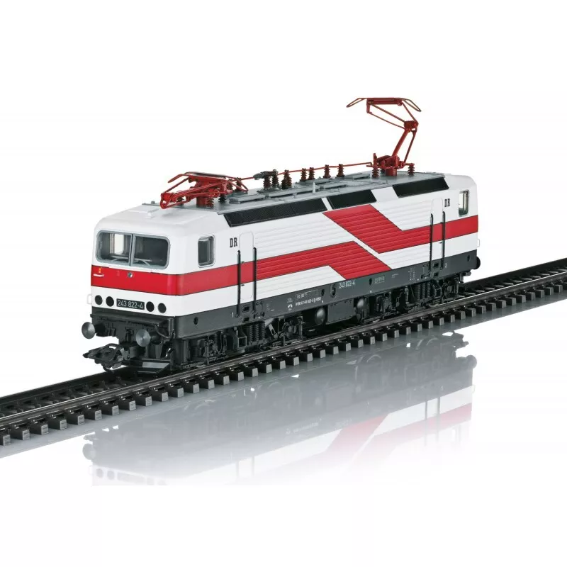 Märklin H0 37486 E-Lok BR 143 der EBS "Weiße Lady" mfx+ / Sound Eurotrain Exklusivmodell Märklin, H0, 37486, E-Lok, BR, 143, der, EBS, "Weiße, Lady", mfx+, /, Sound, Eurotrain, Exklusivmodell