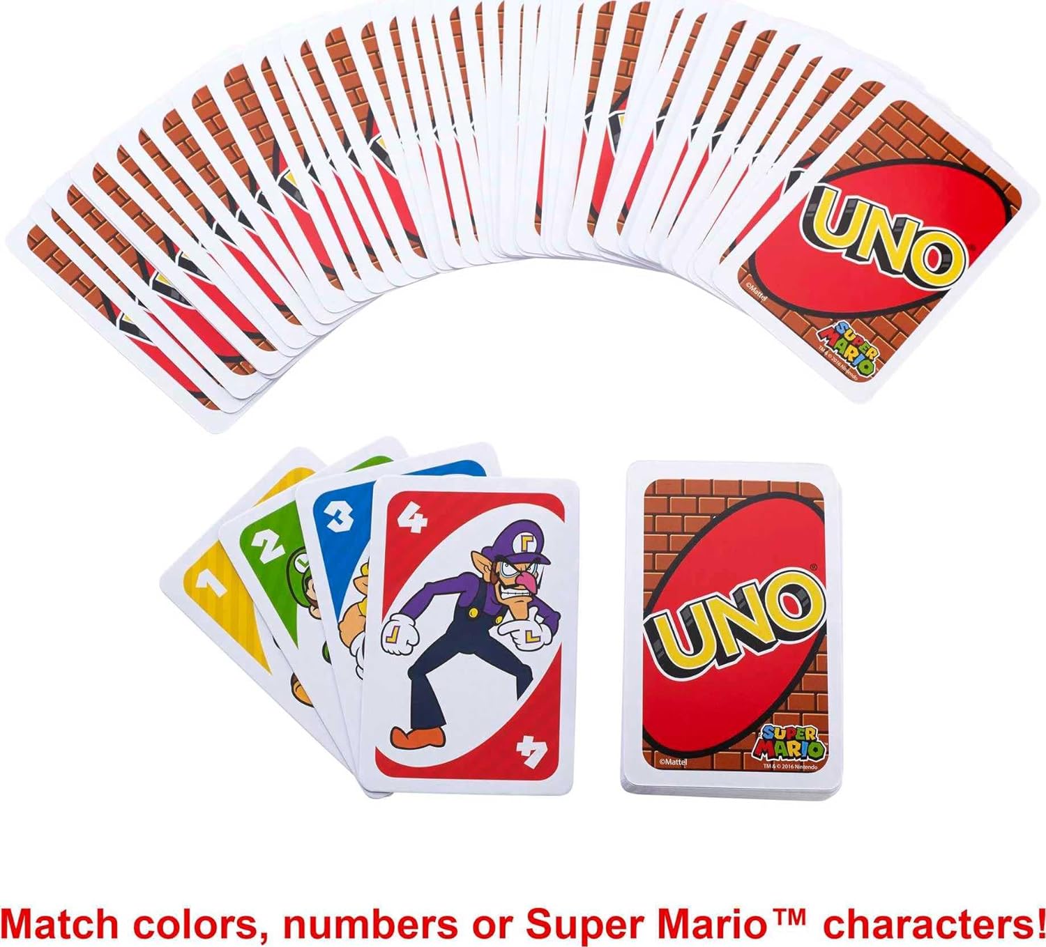 UNO Super Mario - Das klassische Kartenspiel mit Mario-Power! (DRD00)