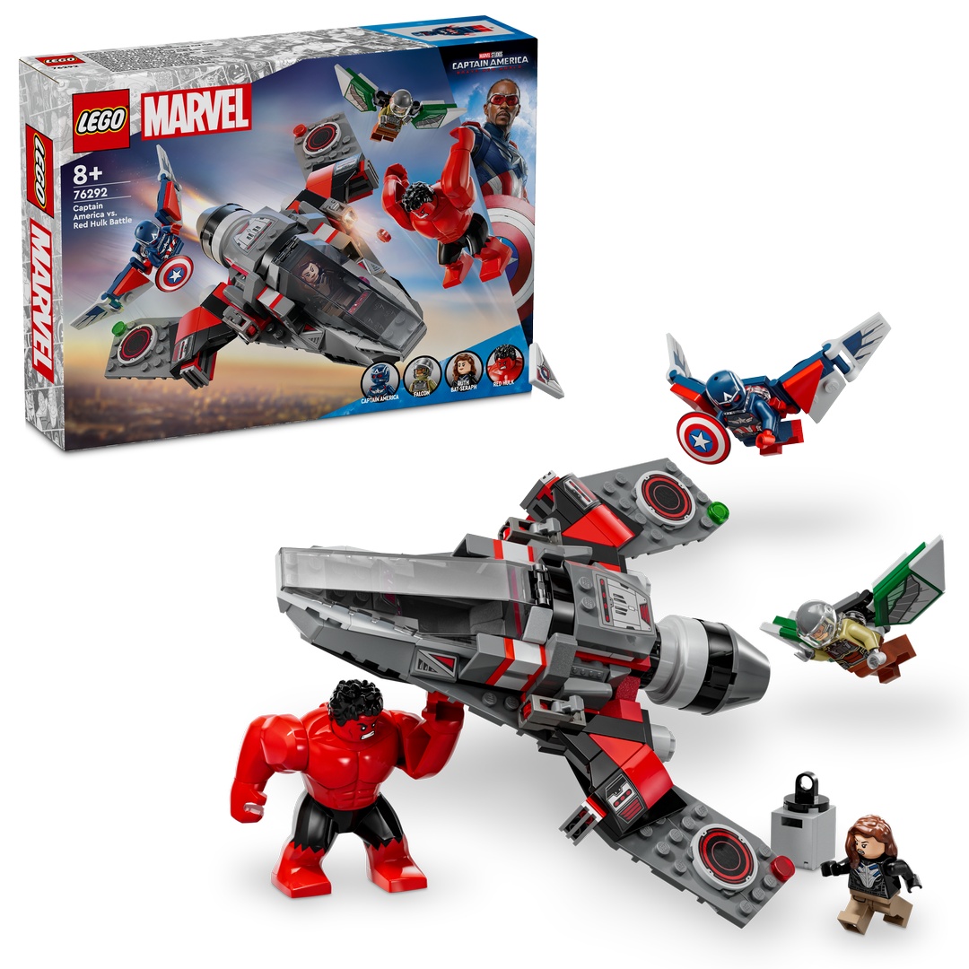 LEGO® MARVEL Super Heroes™ 76292 Showdown zwischen Captain America und Red Hulk