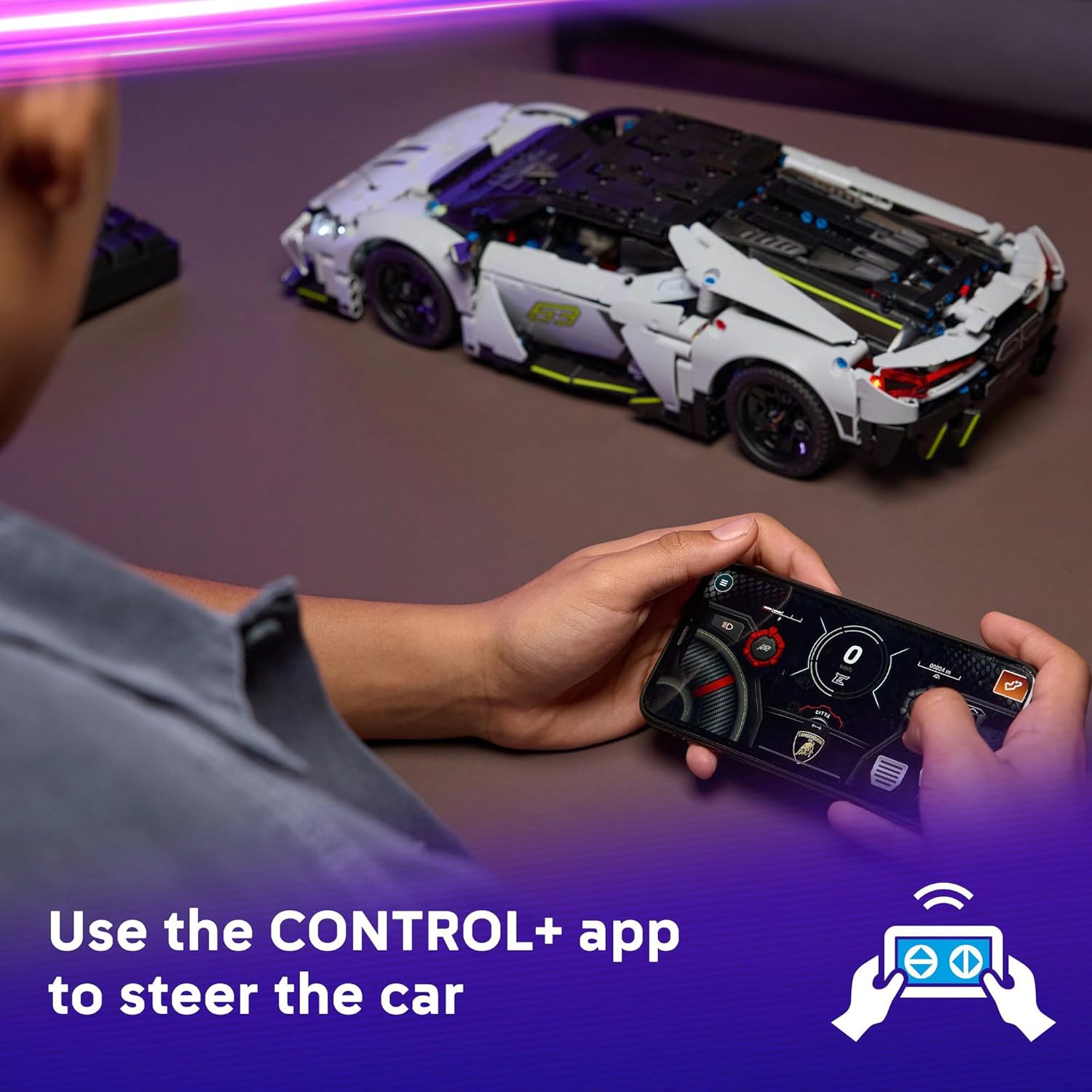 LEGO Technic 42174 Emirates Team New Zealand AC75 Segelyacht mit detailgetreuem Rumpf und Segeln