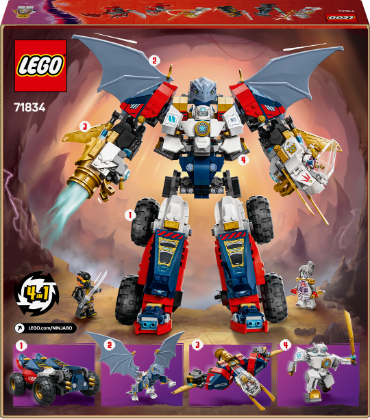LEGO® NINJAGO® Zanes Ultra-Kombi-Mech 71834