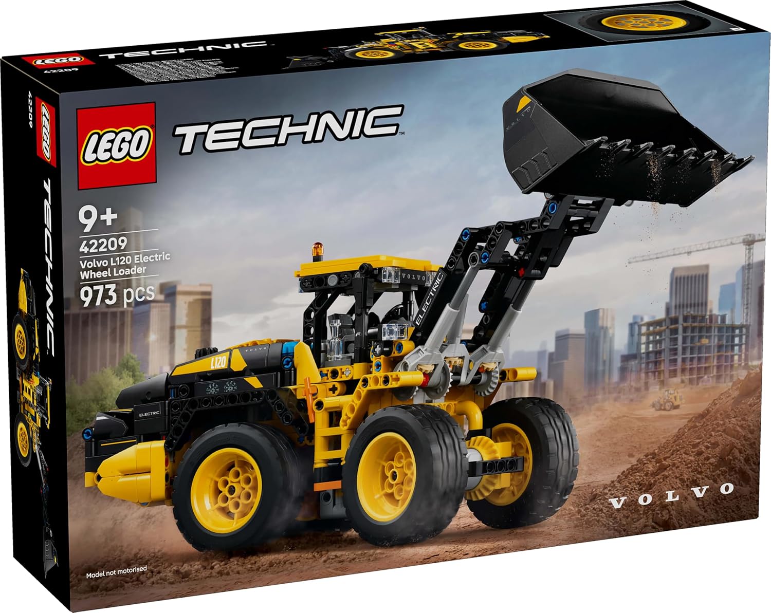 LEGO® Technic 42209 Volvo L120 Electric Radlader Maschine, Rad, Bulldozer
