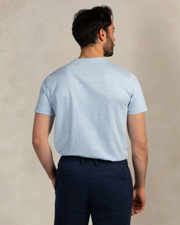 NZA 26CN720BM T-Shirt - Hellblau / Print