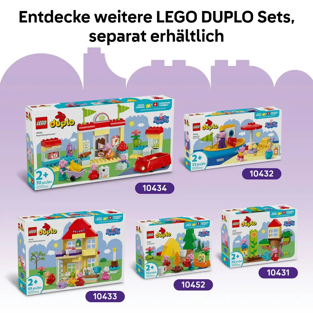 LEGO® DUPLO 10452 Peppa Pig Campingausflug