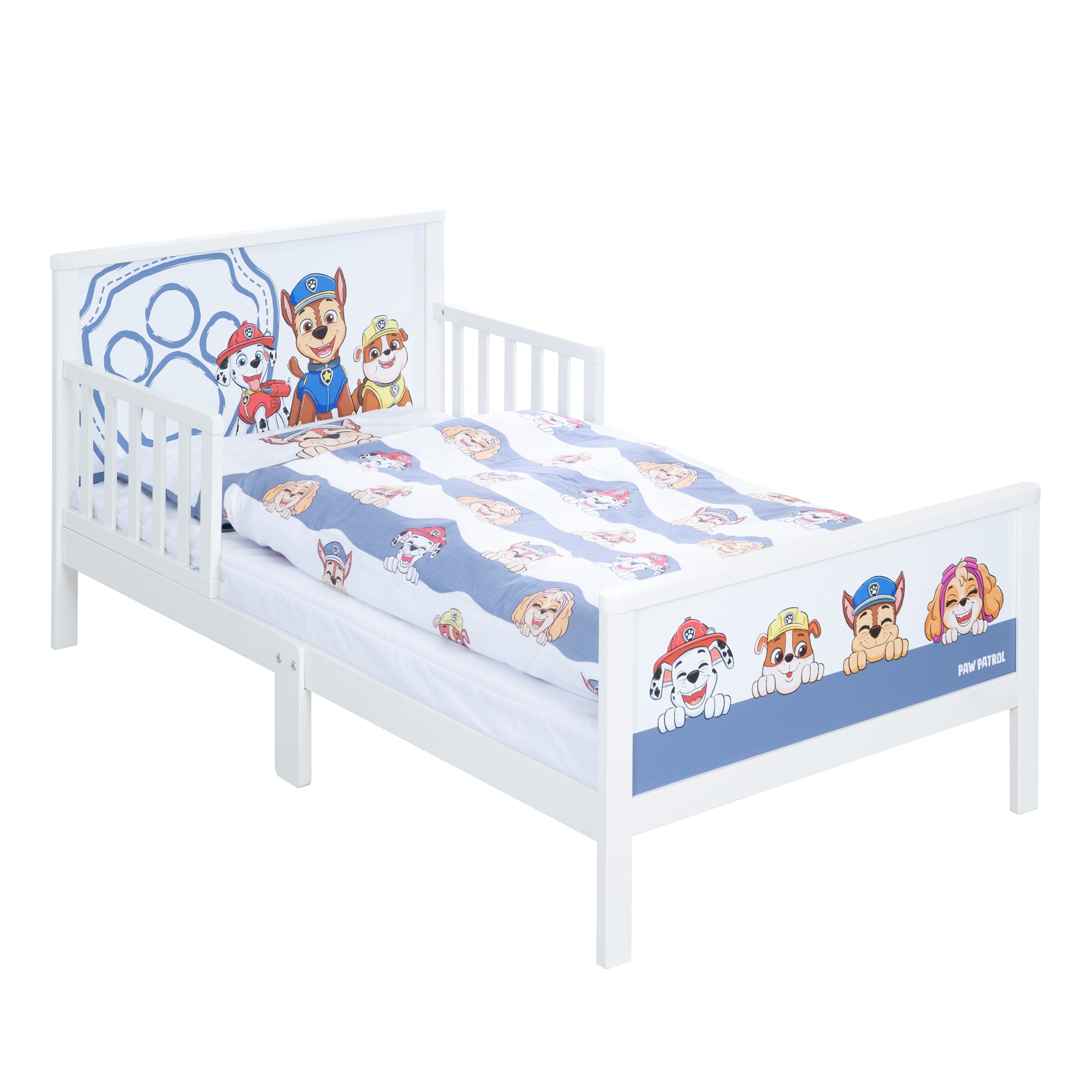 Roba 20330PW1 Komplettbett, 70x140 cm Paw Patrol weiß – Toddler Betten - Produktbild 7