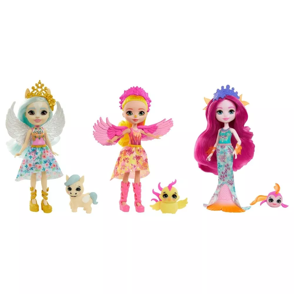 Enchantimals™ Ocean Kingdom™: 6 Basic-Puppe - Sortiert. mit Tierfreund & Zubehör FNH22