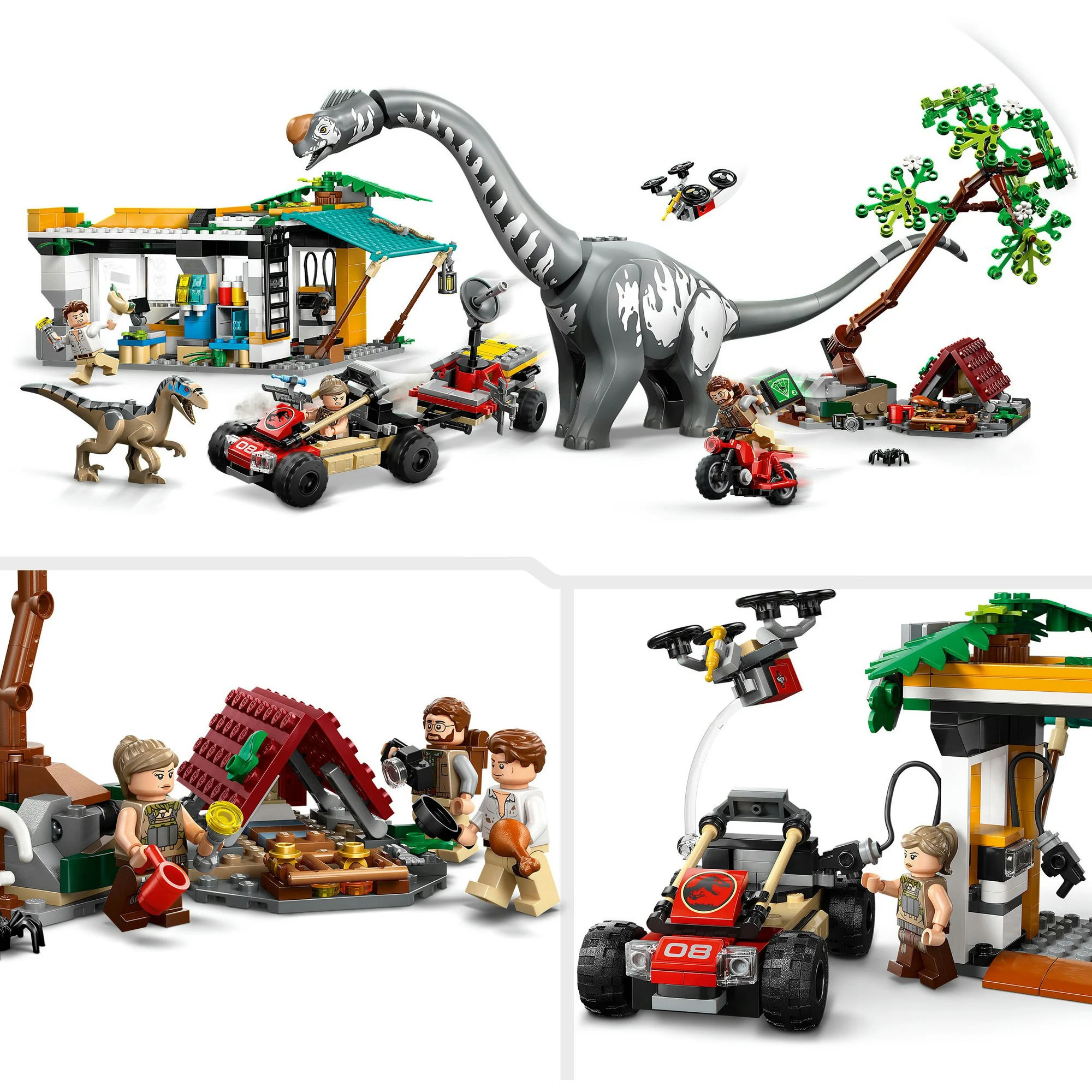 LEGO® Jurassic World™ 76973 Raptor & Titanosaurus: Große Fährtensuche LEGO® Jurassic World™ 76973 Raptor & Titanosaurus: Große Fährtensuche