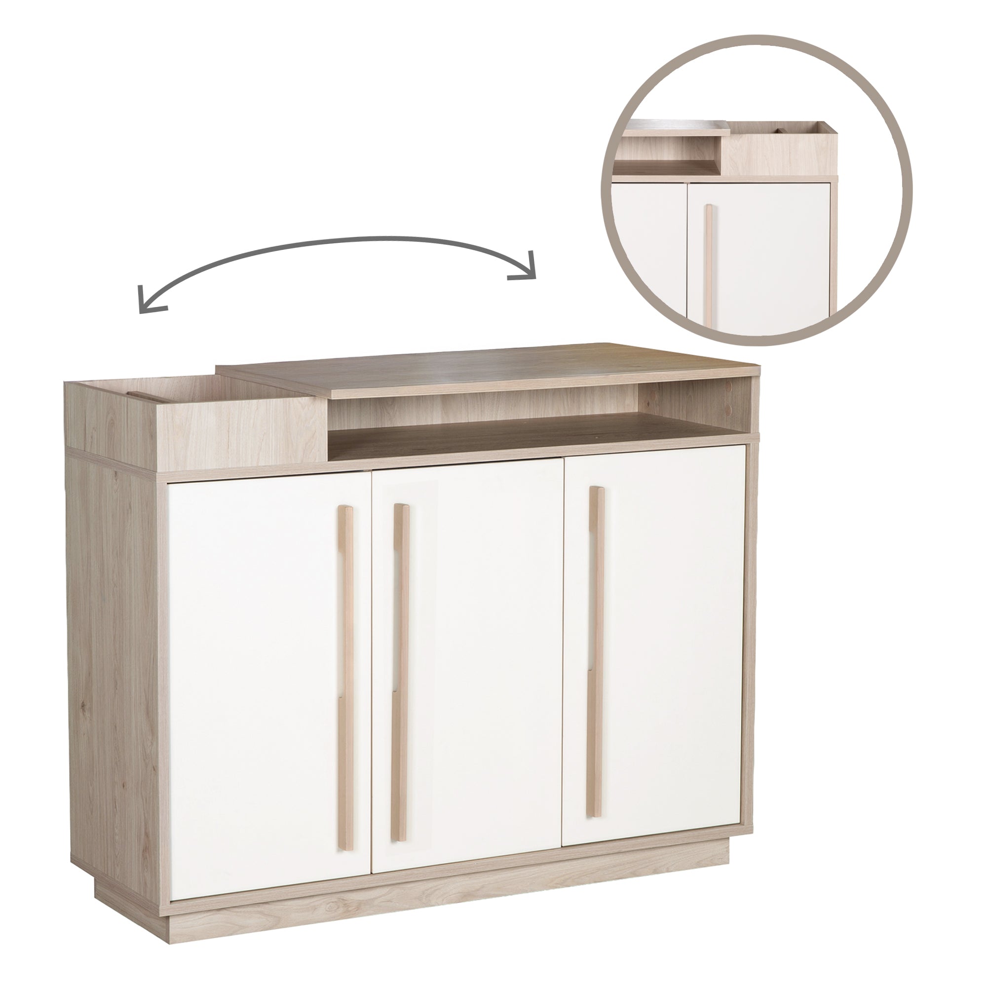 Roba 1731888 Wickelkommode breit Elva Cashmere - Produktbild 10