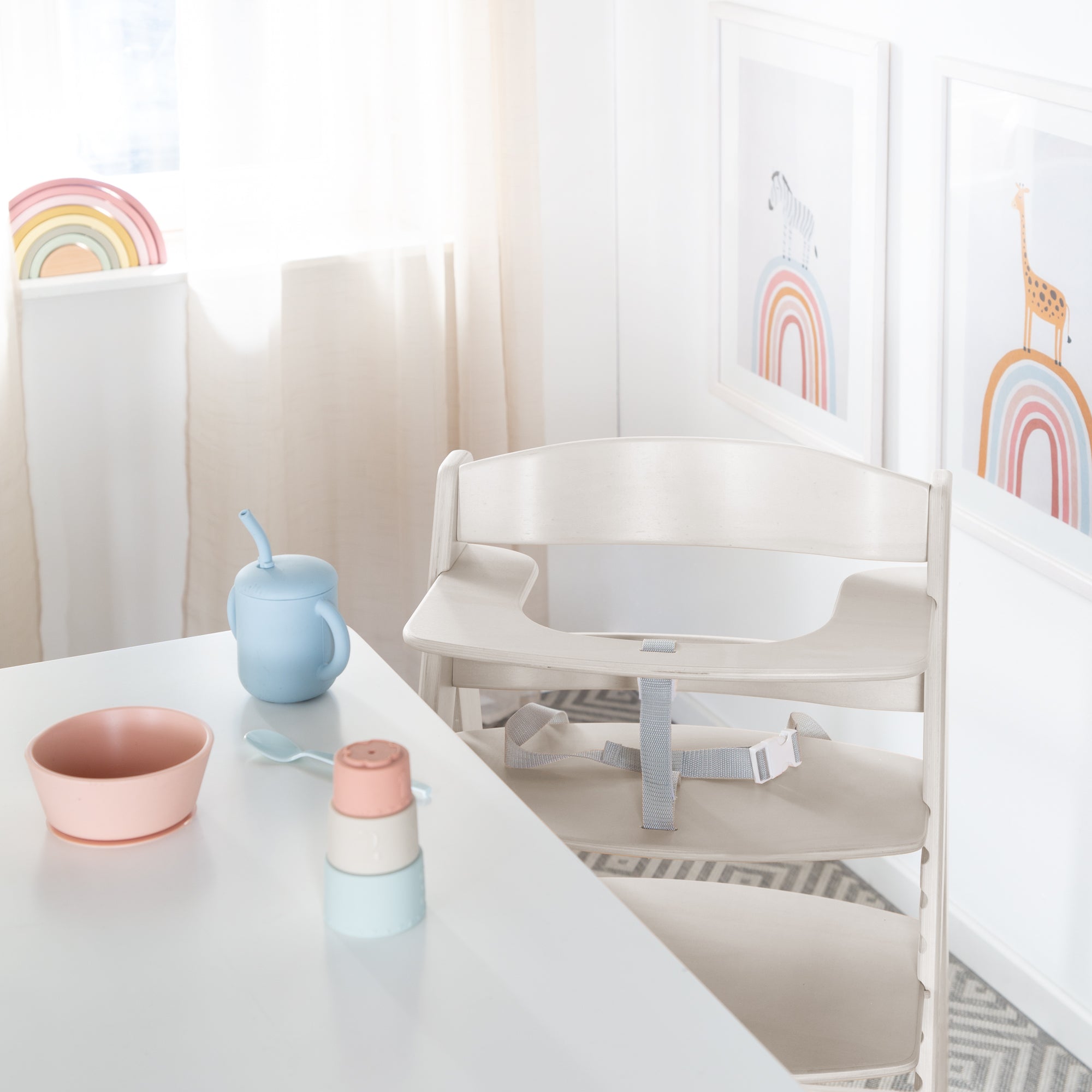 Roba 7562NGN Treppenhochstuhl natur-grau - Produktbild 3