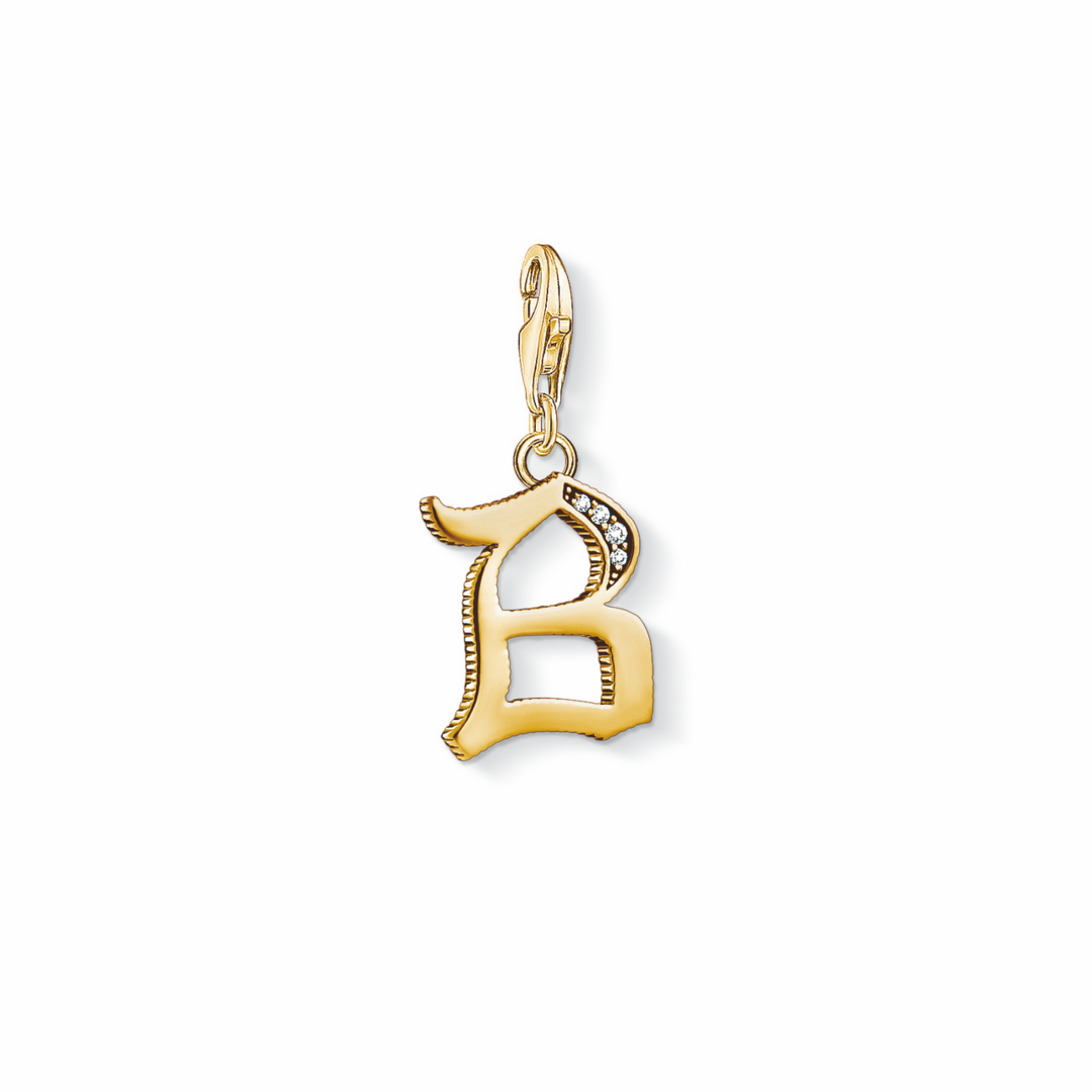 Thomas Sabo Anhänger Charm-Club Buchstabe B 1608-414-39 Thomas, Sabo, Anhänger, Charm-Club, Buchstabe, B, 1608-414-39, Zubehor, Schmuck, Halskette, Ohrring, Anhänger