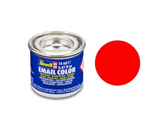 Revell_32125_leuchtorange,_matt_RAL_2005_14_ml-Dose_Revell_Modellbau-Farbe_auf_Kunstharzbasis, Zinn, Kann