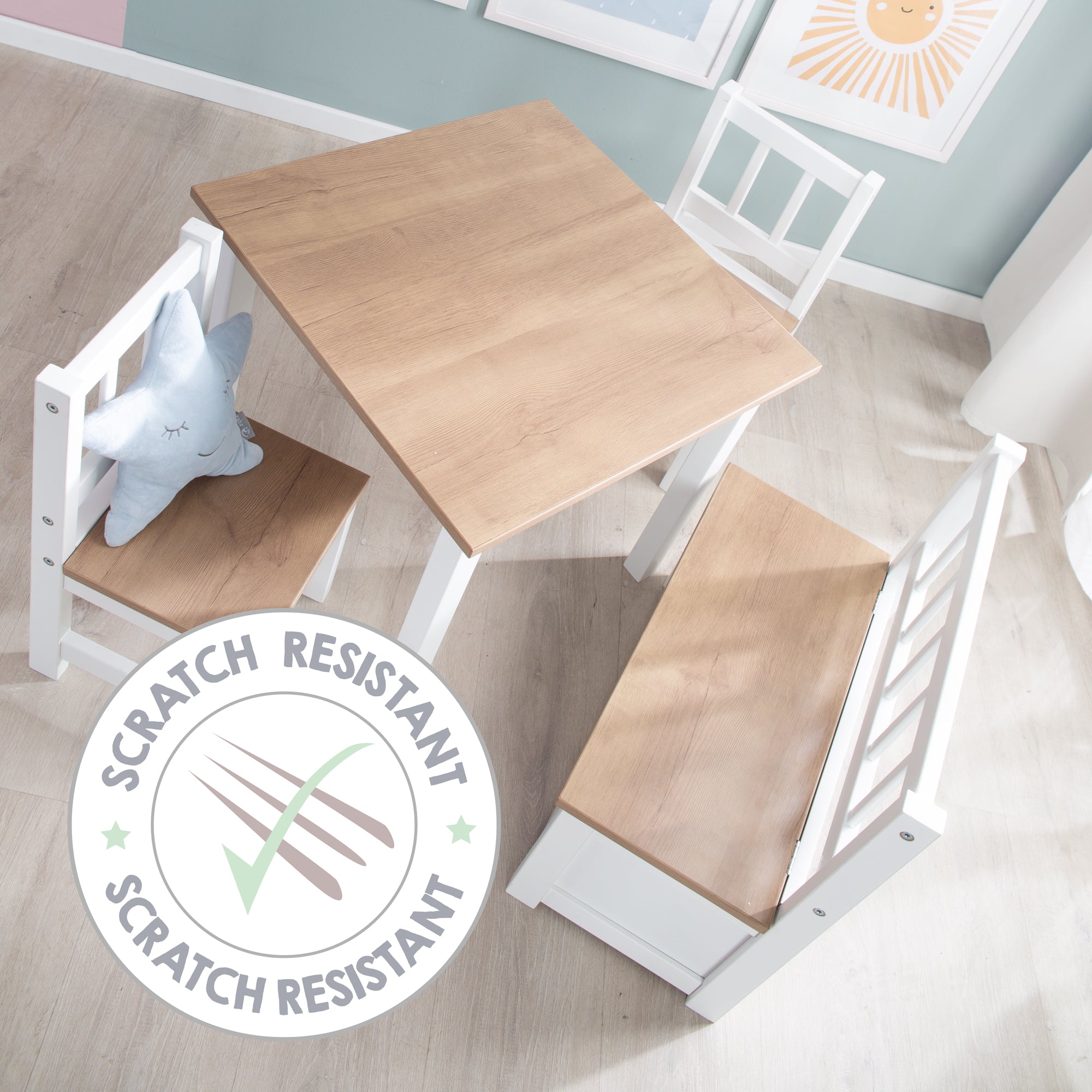 Roba 450040HWE Kindersitzgruppe weiß – Spielmöbel - Produktbild 18