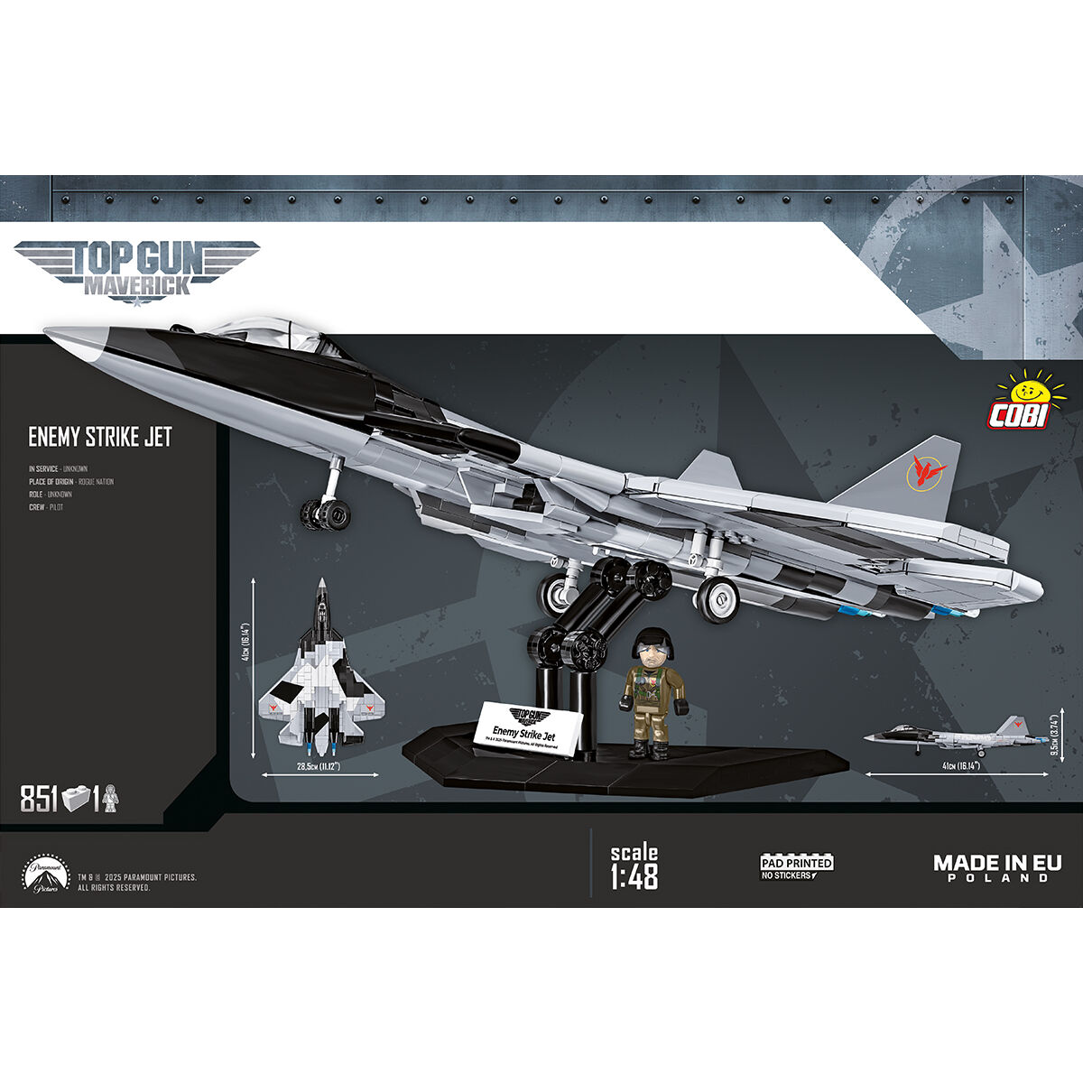 COBI 5921 - TOP GUN Maverick - ENEMY STRIKE JET - Bild 4