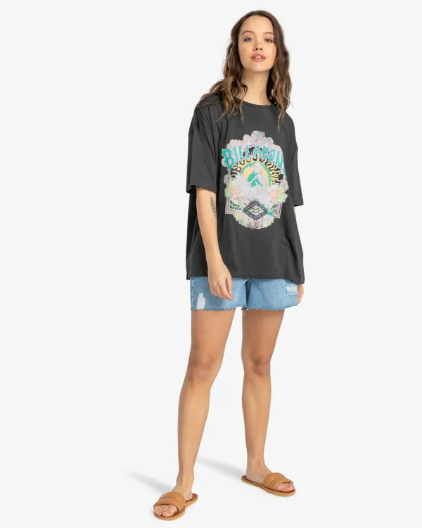 Billabong T-Shirt Damen Schwarz GR. S