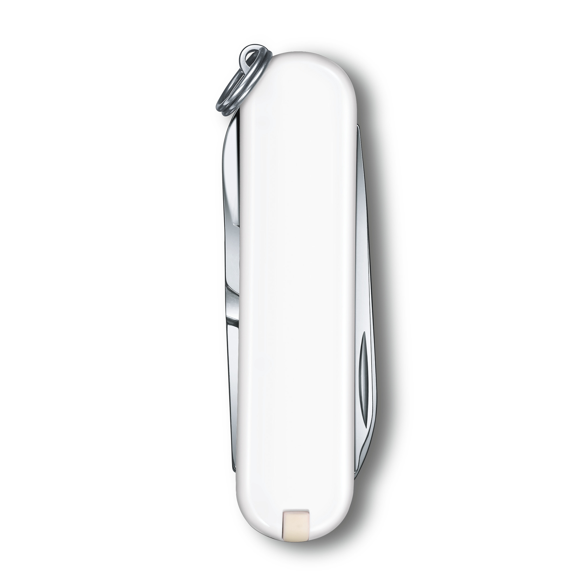 Victorinox Classic SD "Falling Snow" Kompaktes Schweizer Taschenmesser für den Alltag 58 mm Weiß