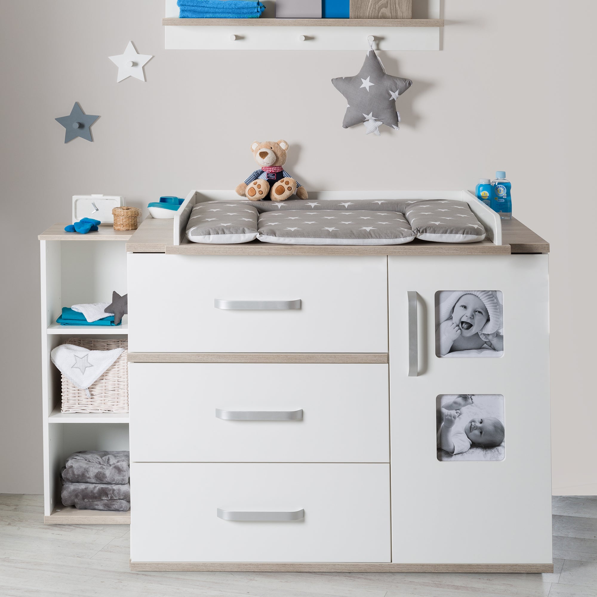 Roba 72473 breite Wickelkommode Moritz weiß – Wickelkommode breit - Produktbild 4