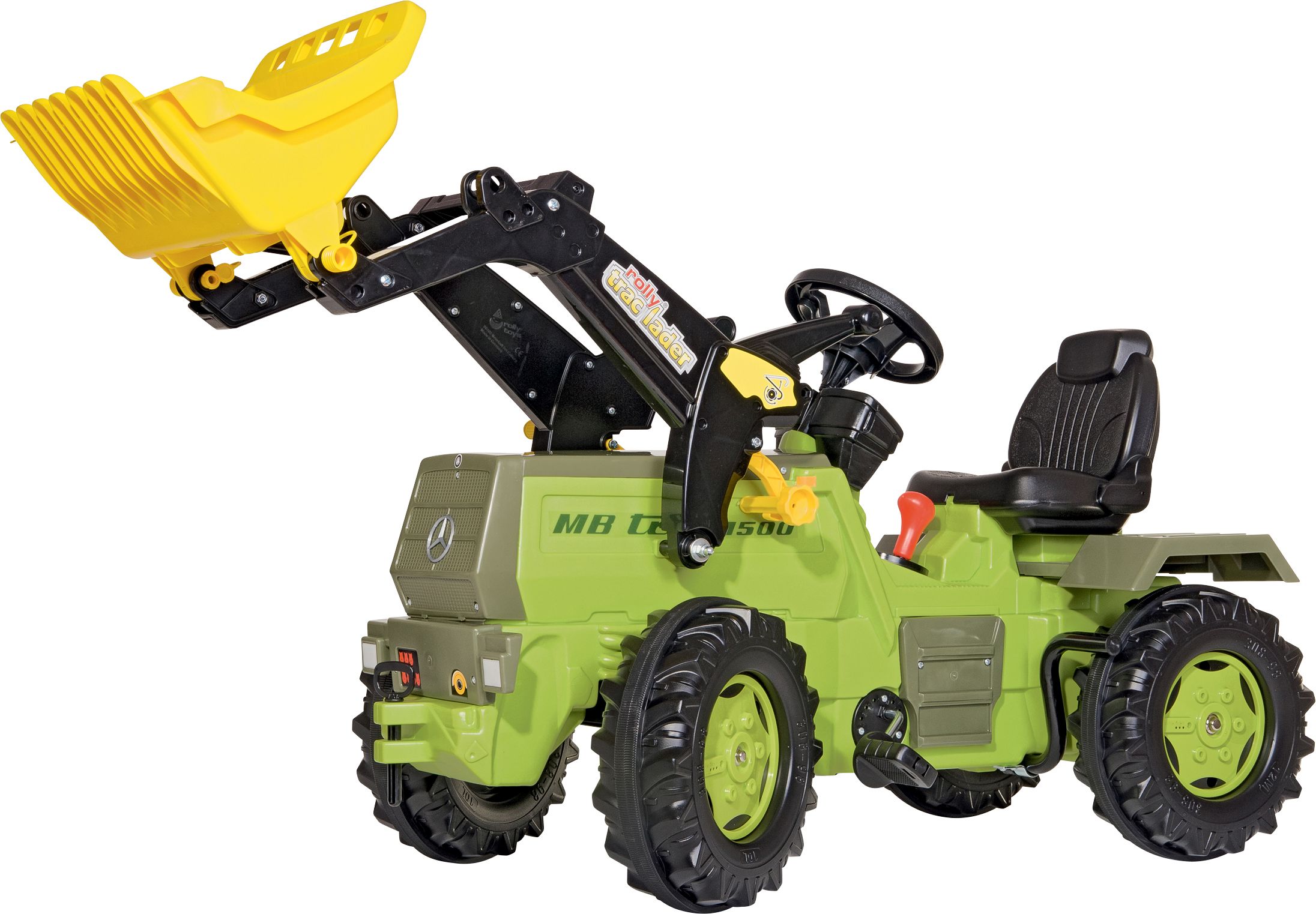 rollyTrac MB-Traktor 1500 mit Frontlader Gras, Pflanze, Rasen, Rasenmäher, Werkzeug