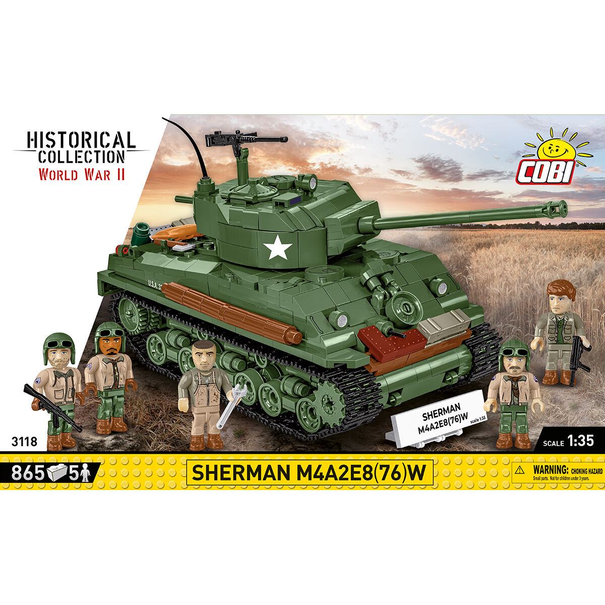 COBI 3118 - Sherman M4A2E8 (76) W - Bild 3