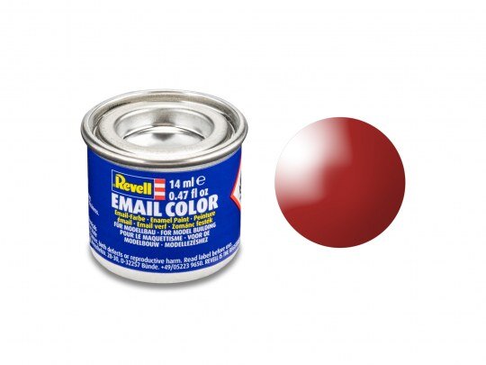 Revell_32131_feuerrot,_glänzend_RAL_3000_14_ml-Dose_Revell_Modellbau-Farbe_auf_Kunstharzbasis, Zinn, Kann, Aluminium, Konserven, Lebensmittel