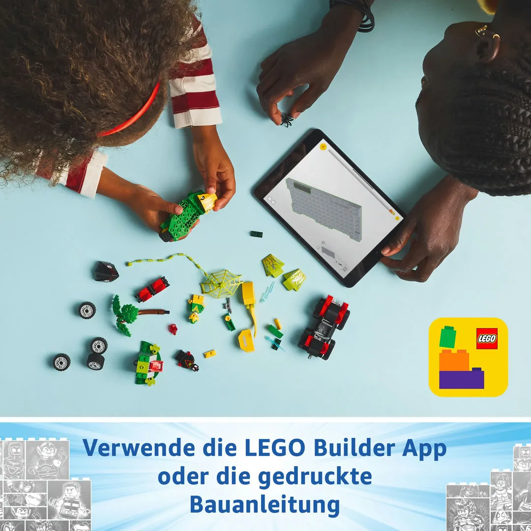 LEGO® Spidey und seine Superfreunde 11198 Actionspaß mit Spin und Electro in ihren Dino-Flitzern
