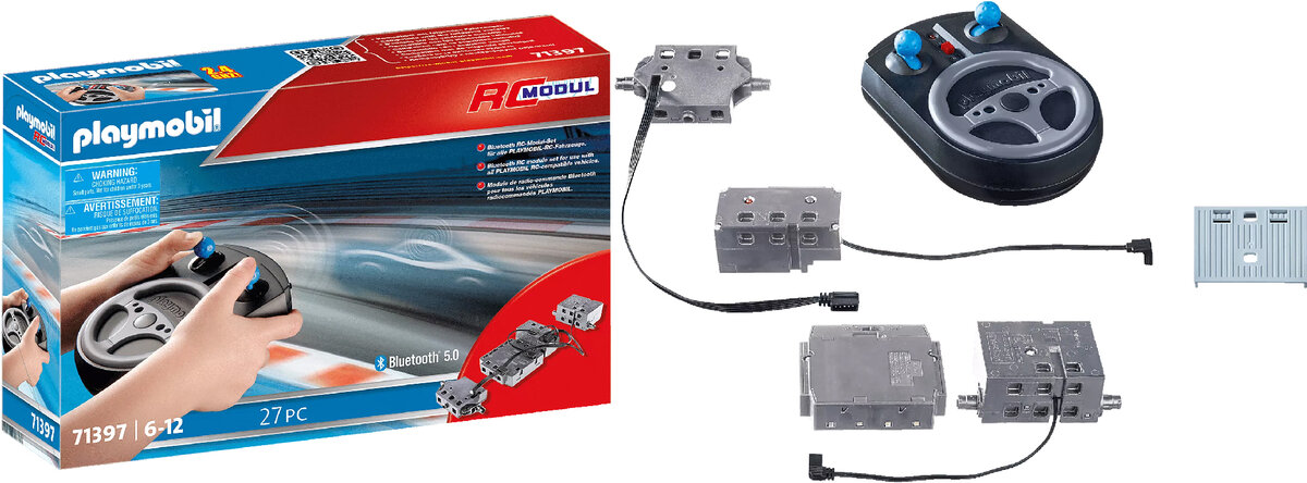PLAYMOBIL_71397_Rc-Modul-Set_Bluetooth, Adapter, Elektronik, Leichtmetallfelge, Fahrzeug, Rad