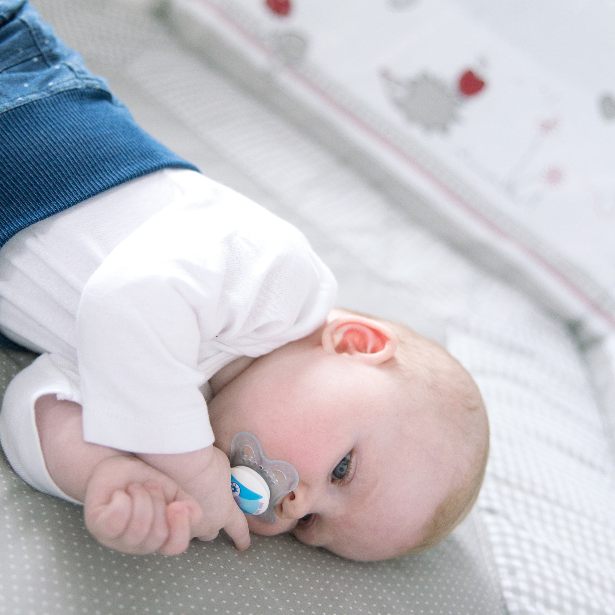 Roba 0241WS148 Laufgitter 100x75 Adam & Eule weiß - Produktbild 2