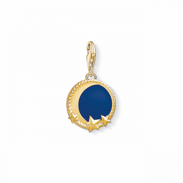 Thomas, Sabo, Anhänger, Charm-Club, Mond, &, Sterne, 1664-427-32, Zubehor, Gold, Schmuck, Medaillon, Anhänger