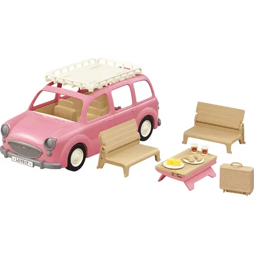 Sylvanian Families 5535 Familienauto mit Picknickzubehör