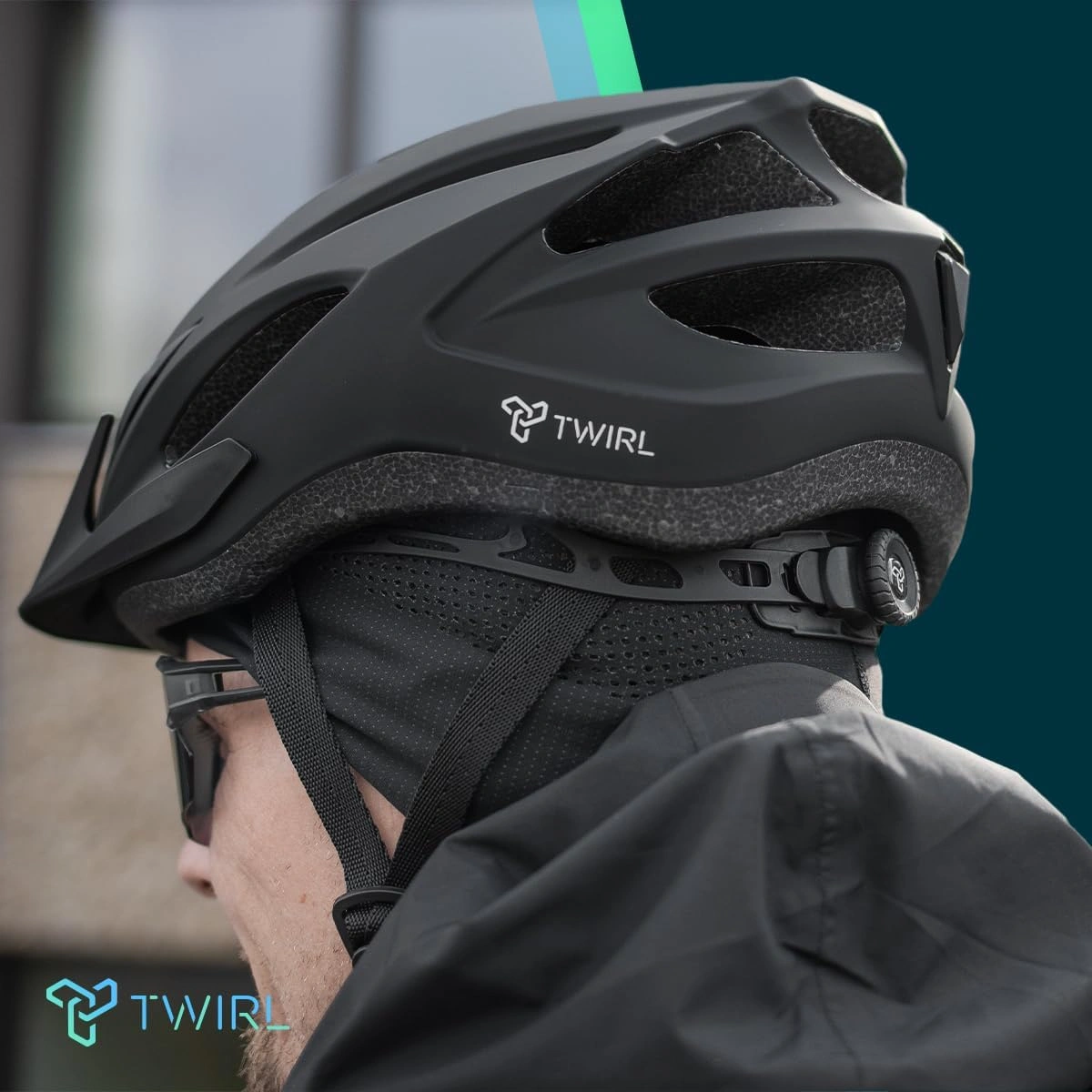 TWIRL 730472 – Fahrradhelm Gravel One 54–58 cm Schwarz