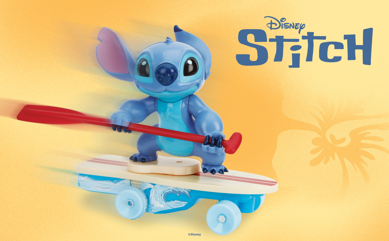 Jada 253074009 RC Surfer Stitch – Ferngesteuertes Stunt-Fahrzeug 2.4 GHz