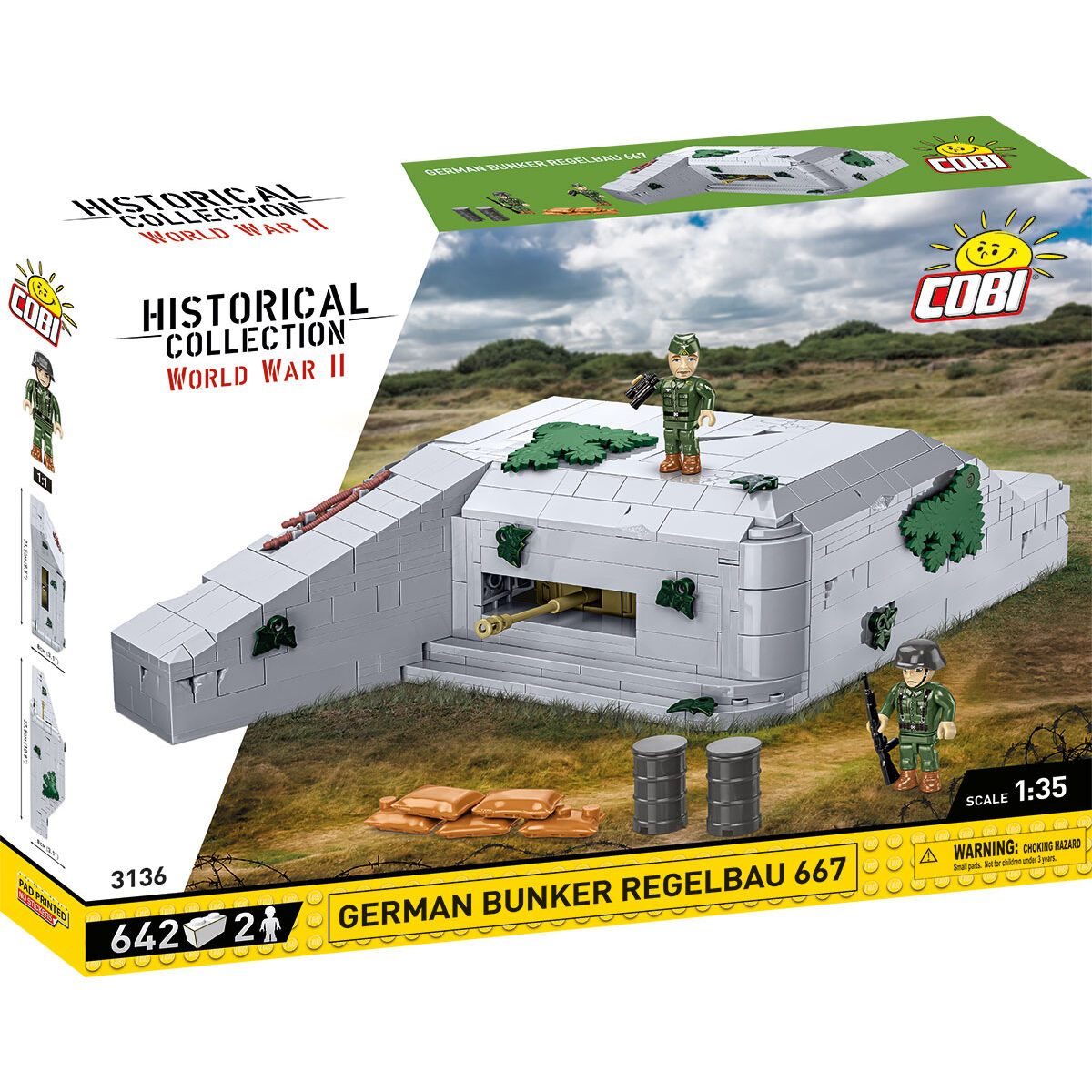 COBI 3136 - Deutscher BUNKER Regelbau 667