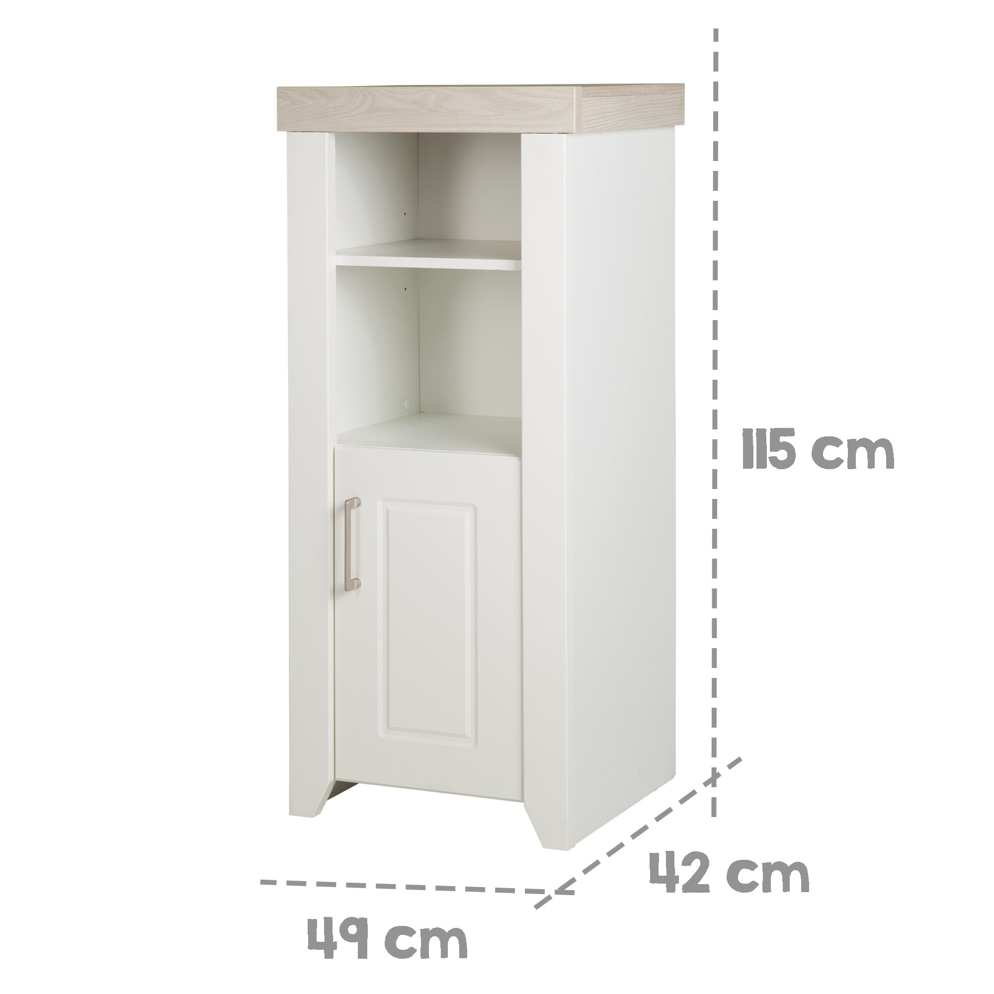 Roba 1311775 Standregal Felicia Canadian White - Produktbild 3