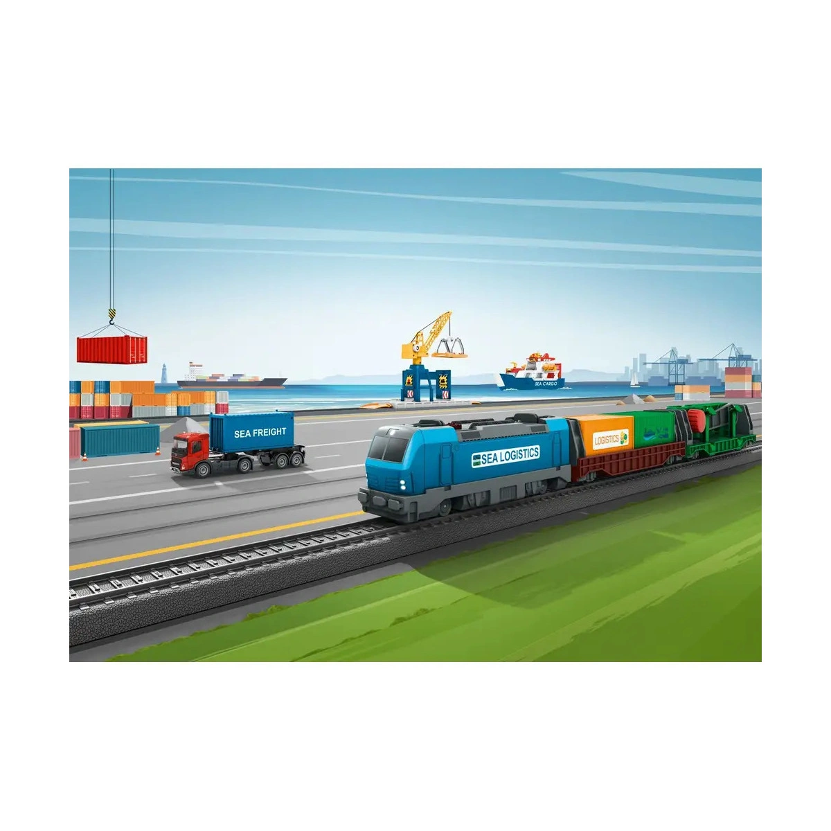 Märklin 29349 - H0 Märklin my world - Startpackung Containerlogistik