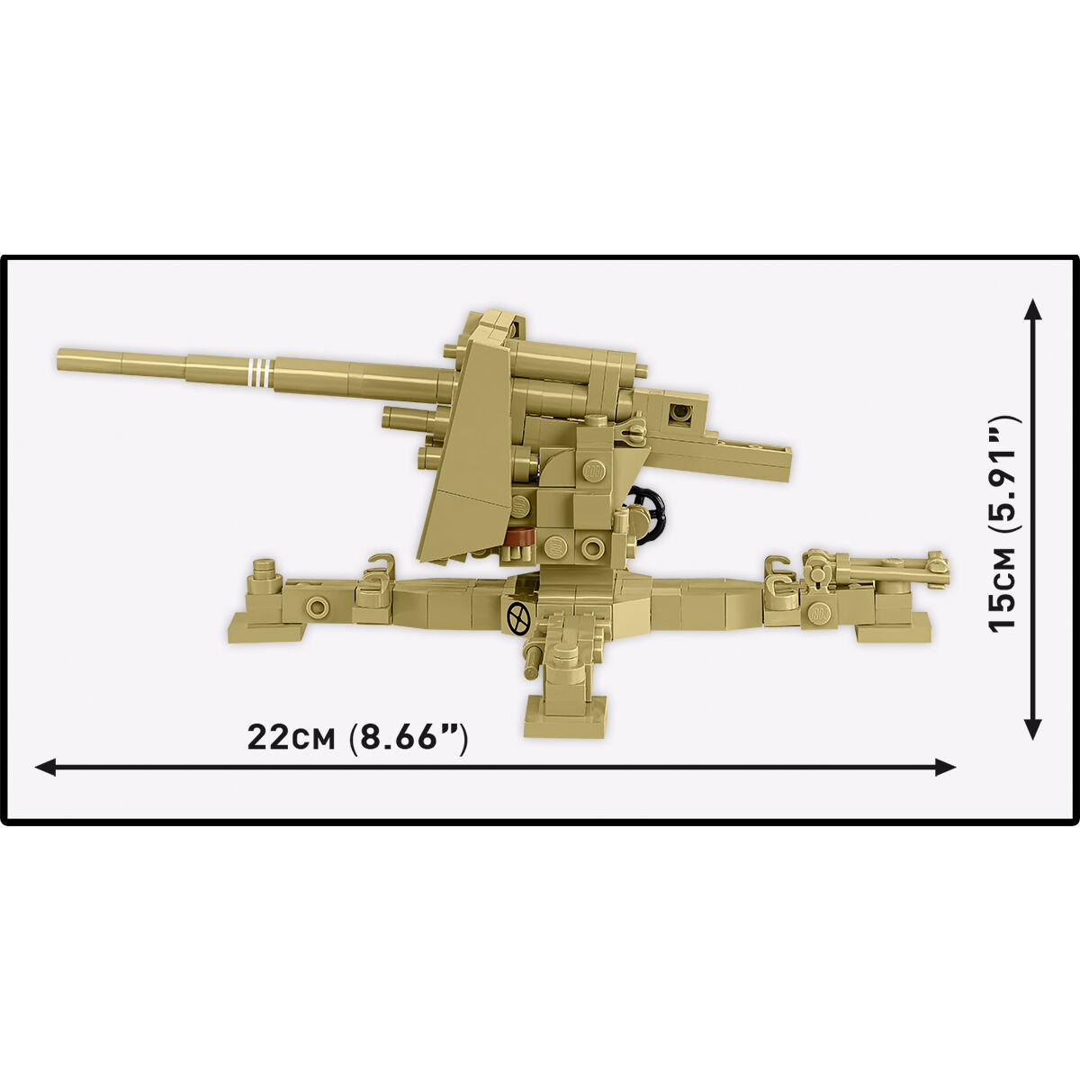 COBI 3143 - SD.KFZ.8 UND 8.8 CM FLAK 36 - Bild 10