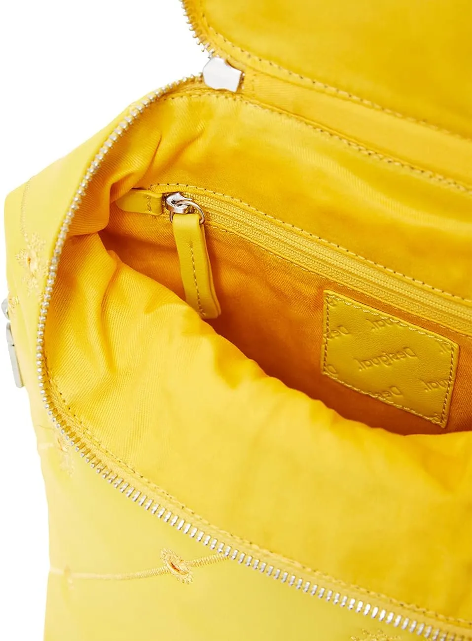 Desigual Damen Rucksack „Ojo de Tigre Loen M“ - Gelb 21WAKP048018U