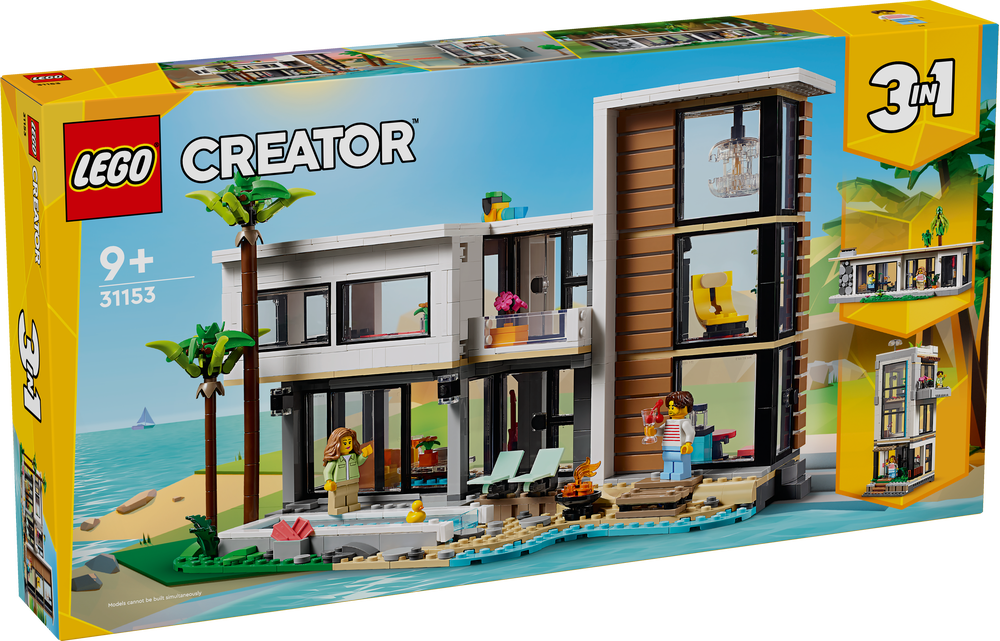 LEGO, 31153, Creator, Modernes, Haus, Nachbarschaft, Architektur, Gebäude, Hotel, Person