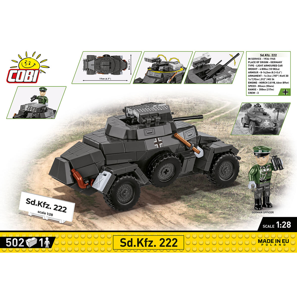 COBI 2657 - SD.KFZ. 222 - Bild 4