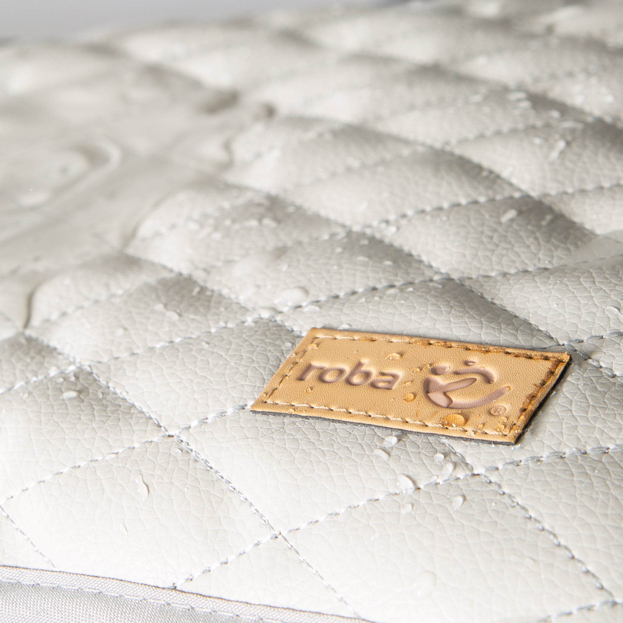 Roba 308121L245 Wickelauflage Greyish gesteppt hellgrau – Wickelauflagen - Produktbild 2