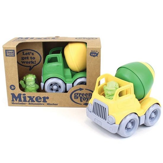Green_Toys_012632_Betonmischer_gelb, Spielzeug, Kiste