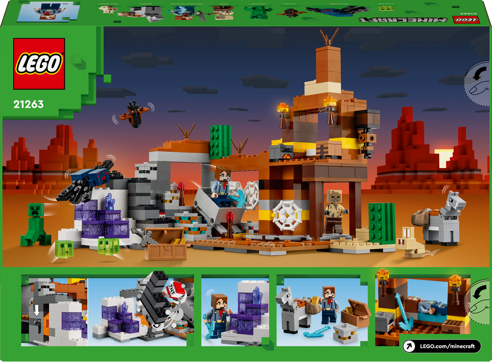 LEGO® Minecraft™ Die Mine in den Badlands 21263